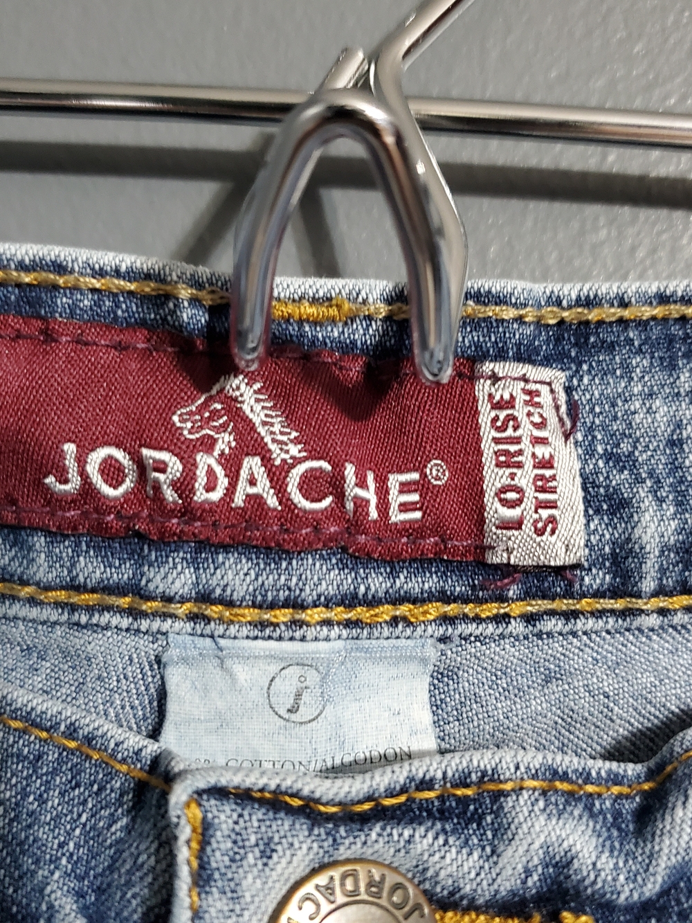 Vintage Jordache Lo Rise Light Wash Women's Flare Jeans Size 7 Petite - Picture 7 of 8